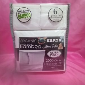 King size aloe vera bamboo bed sheets